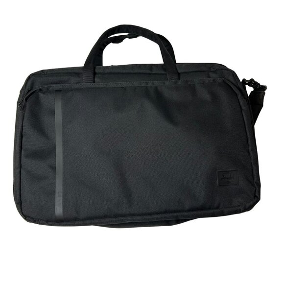 Herschel Black Carry-On Laptop Travel Bag / Backpack - Picture 1 of 7